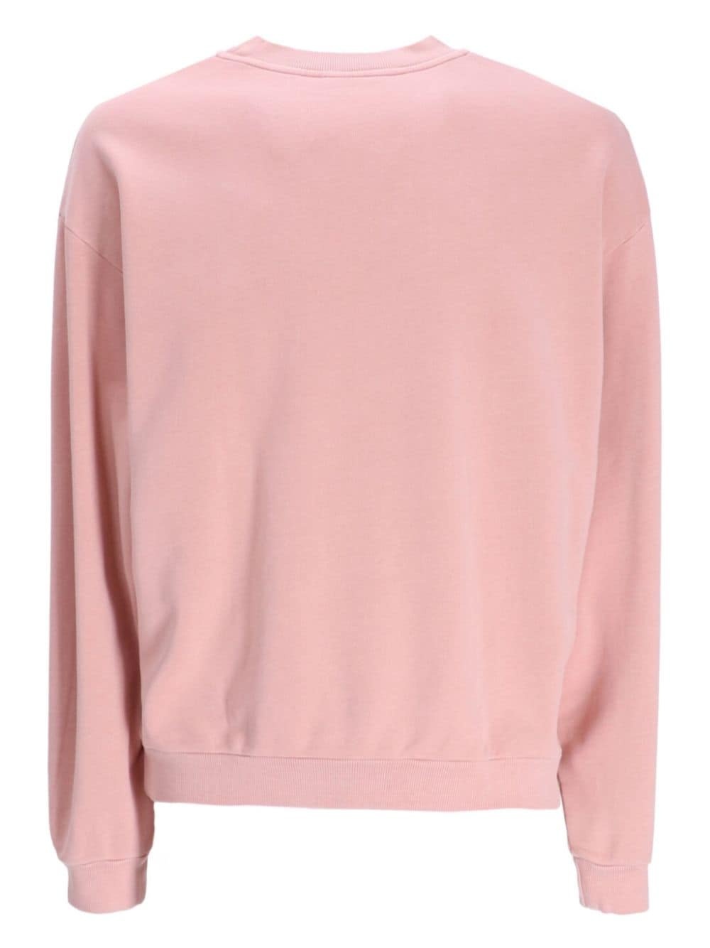 logo-appliquÃ© organic cotton sweatshirt - 2