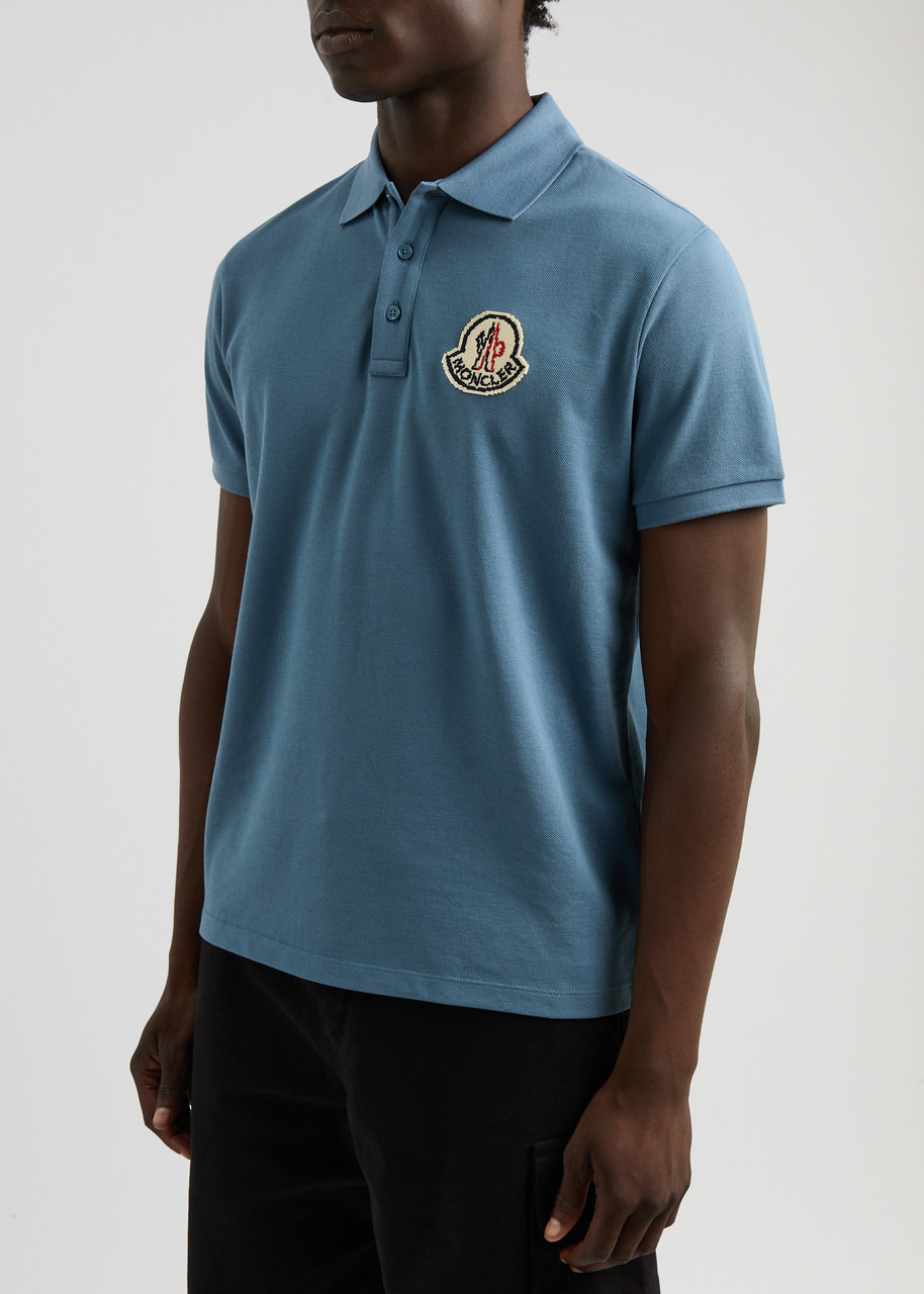 Logo-appliquéd cotton polo shirt - 2