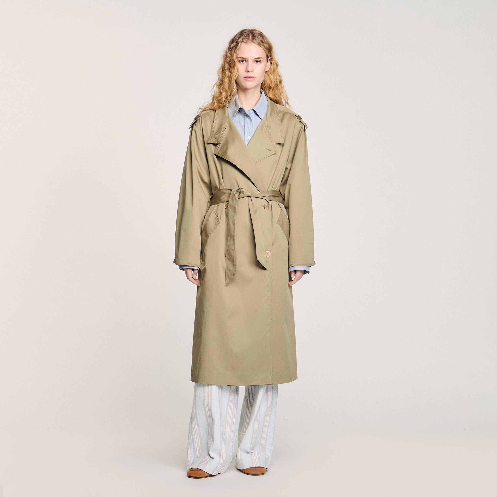 BELTED TRENCH COAT - 2