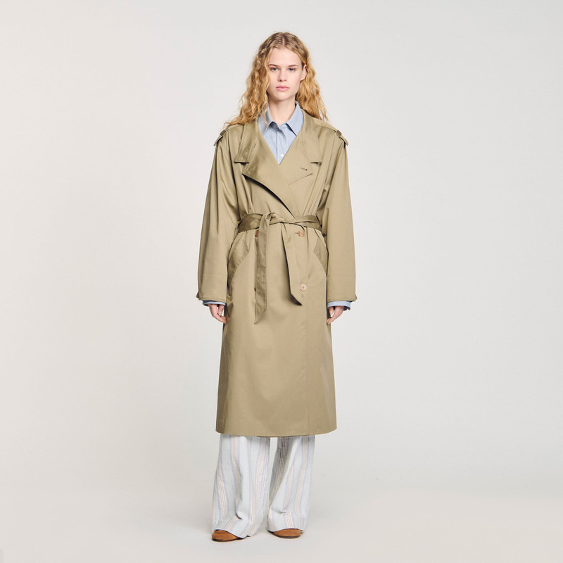 Sandro BELTED TRENCH COAT outlook