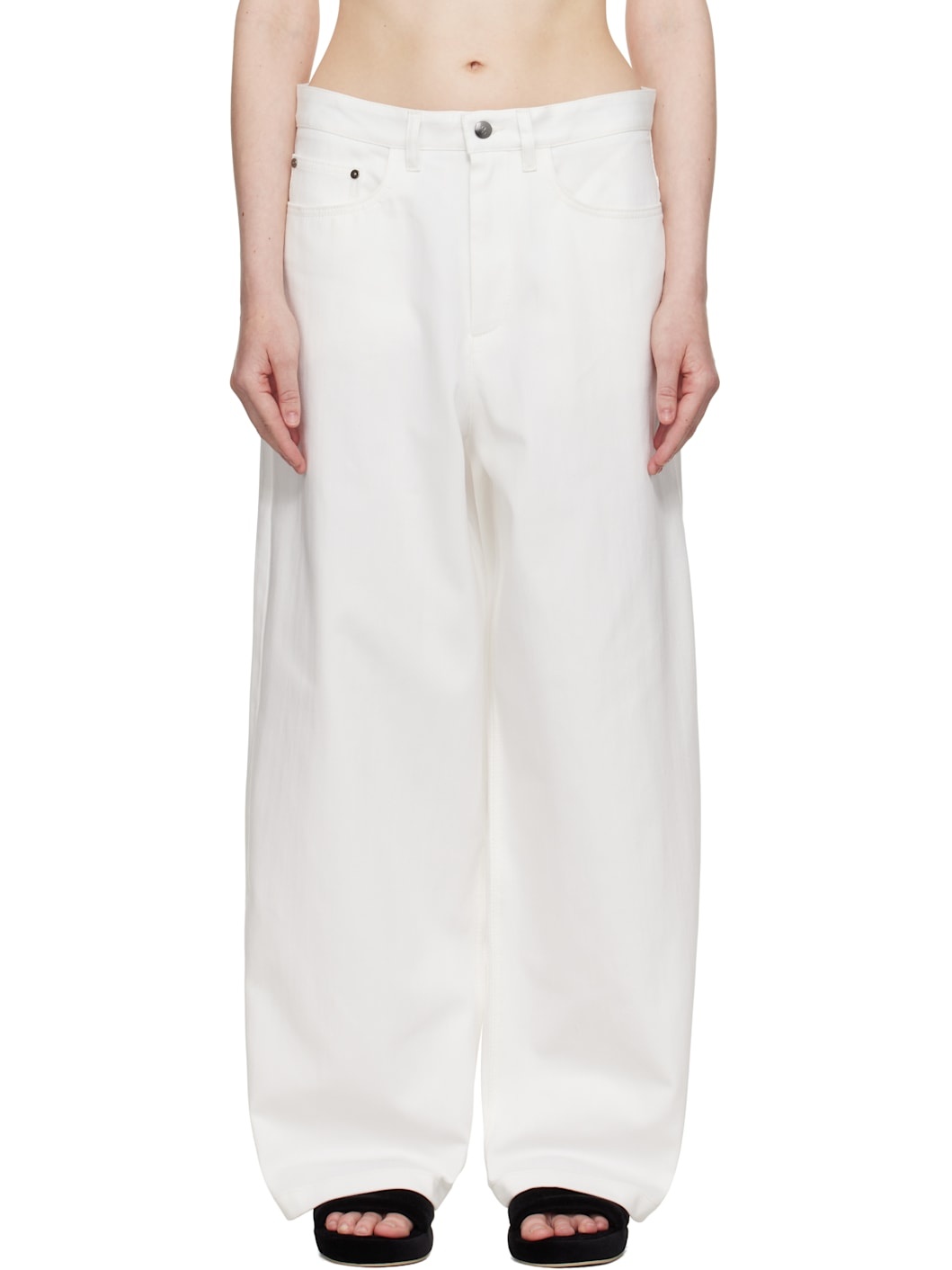 White Massive Jeans - 1