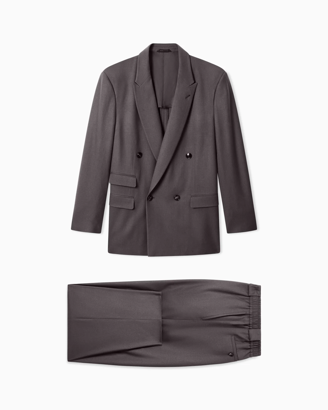 SUIT OVERSIZED FIT IN FLUID VIRGIN WOOL - 1