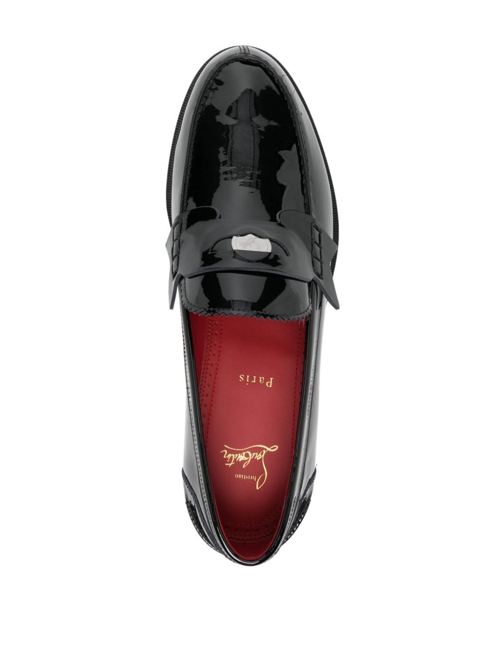 Penny patent-finish leather loafers - 4