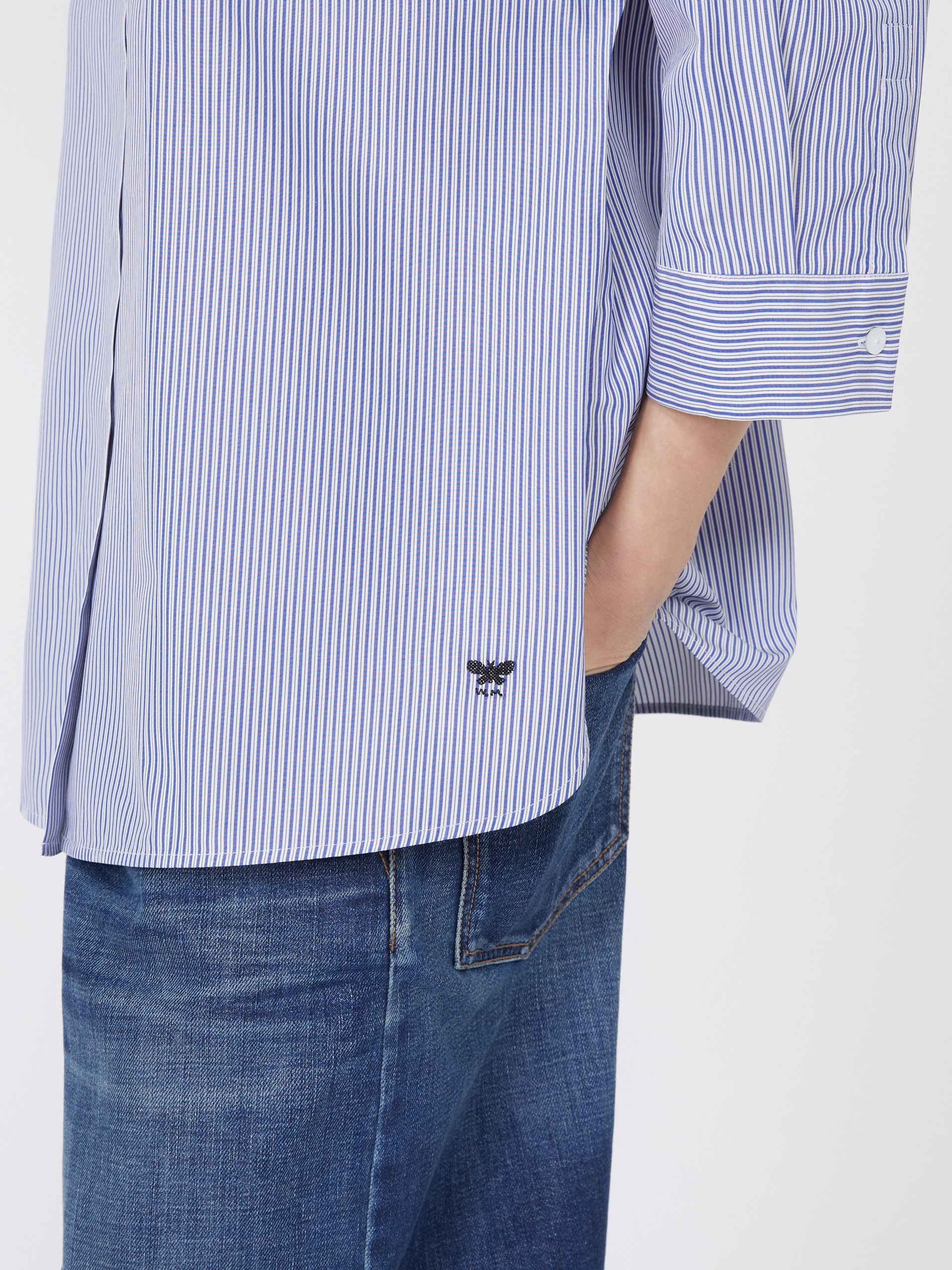 GIRALDA Flared poplin shirt - 6