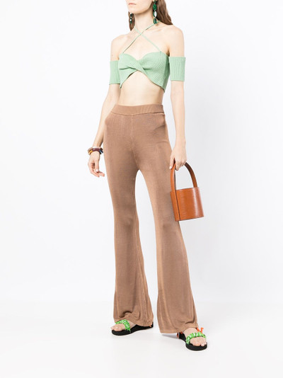 STAUD stretch flared trousers outlook