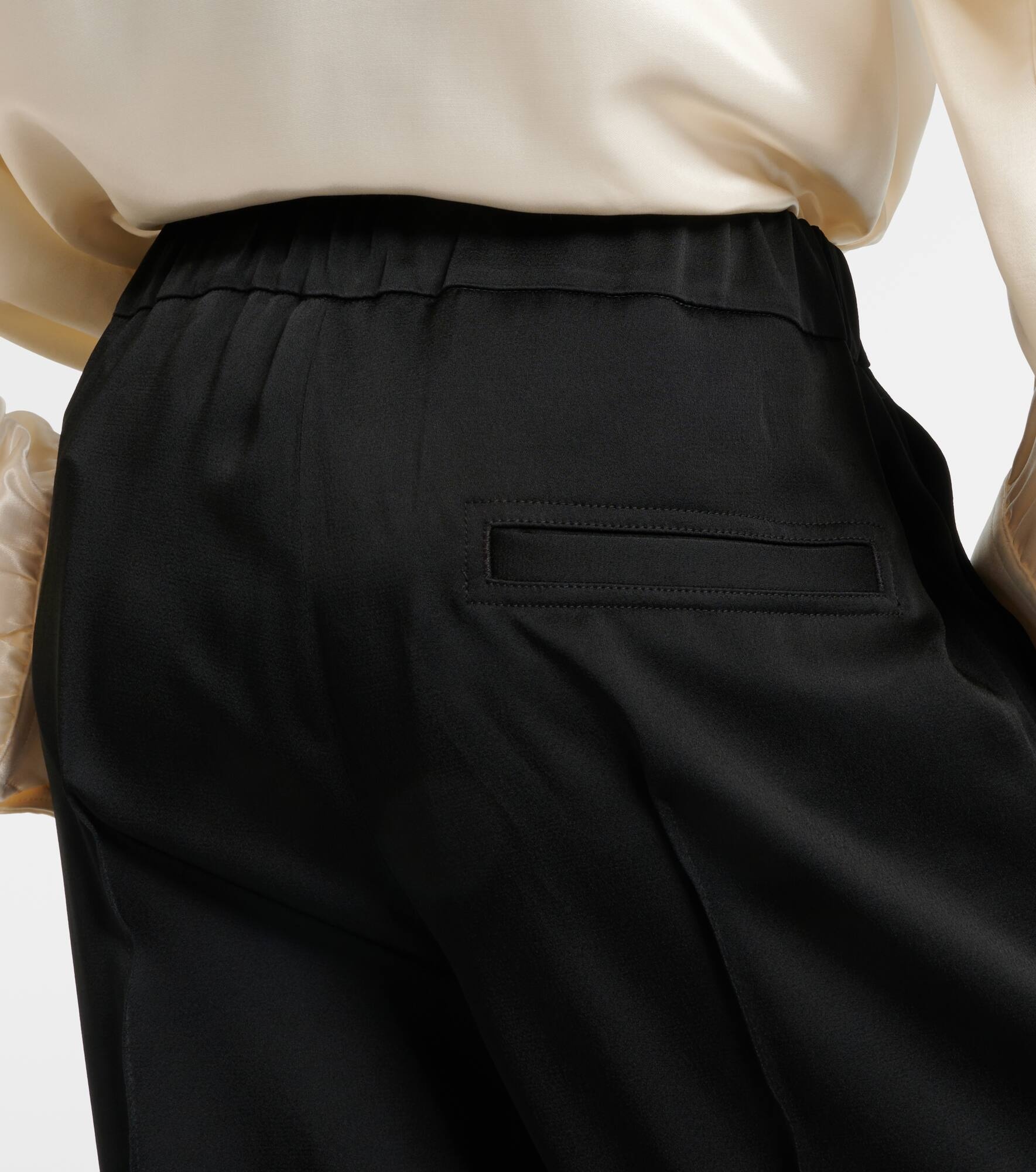 Satin wide-leg pants - 6