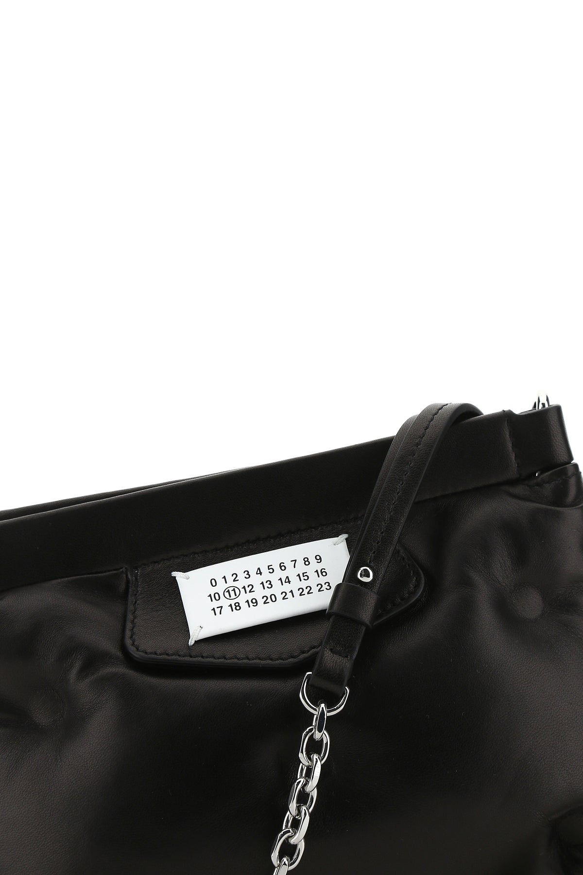 Black nappa leather Glam Slam Red Carpet clutch - 4
