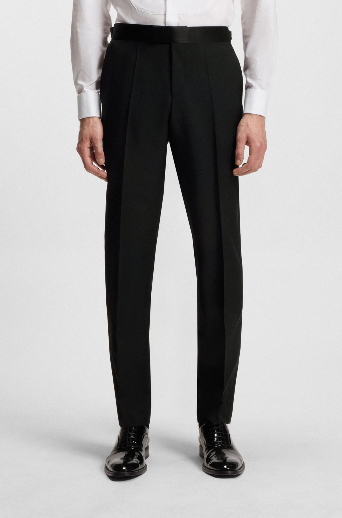TWO-PIECE TUXEDO SUIT IN AN ITALIAN WOOL BLEND - 6
