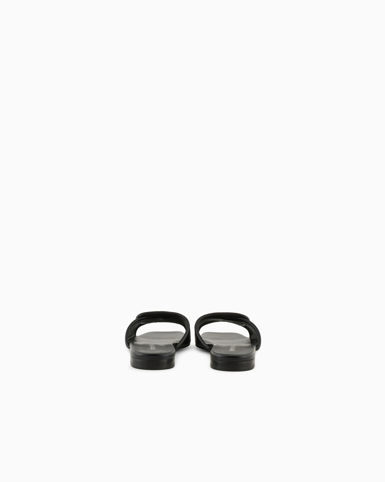 Nappa-leather sandals with EA logo - 4