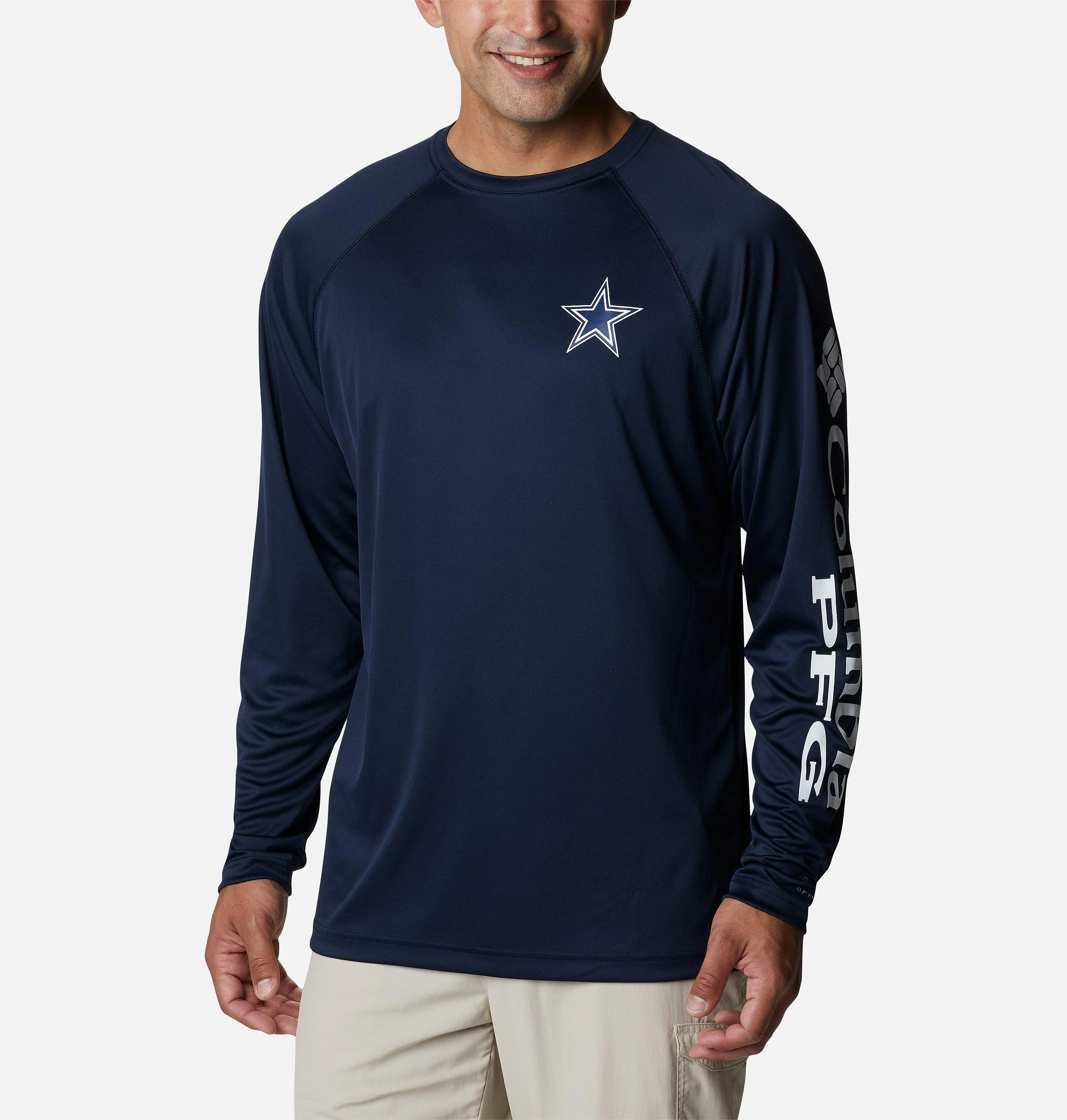 Men's PFG Terminal Tackle Long Sleeve Shirt - Dallas Cowboys - 1
