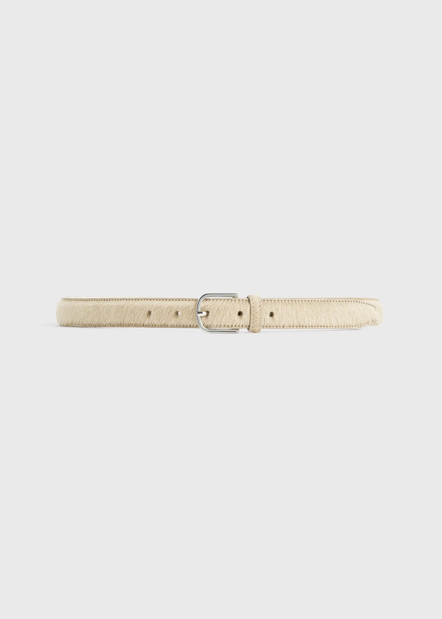 Pony hair belt sand - 1