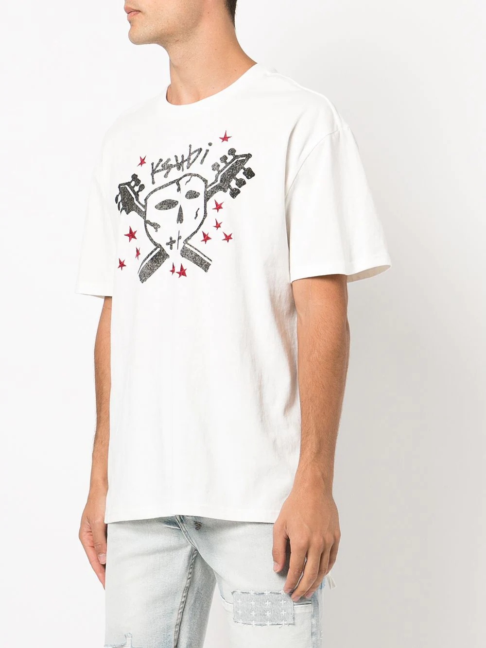 Skull Seeing Lines graphic T-shirt - 3