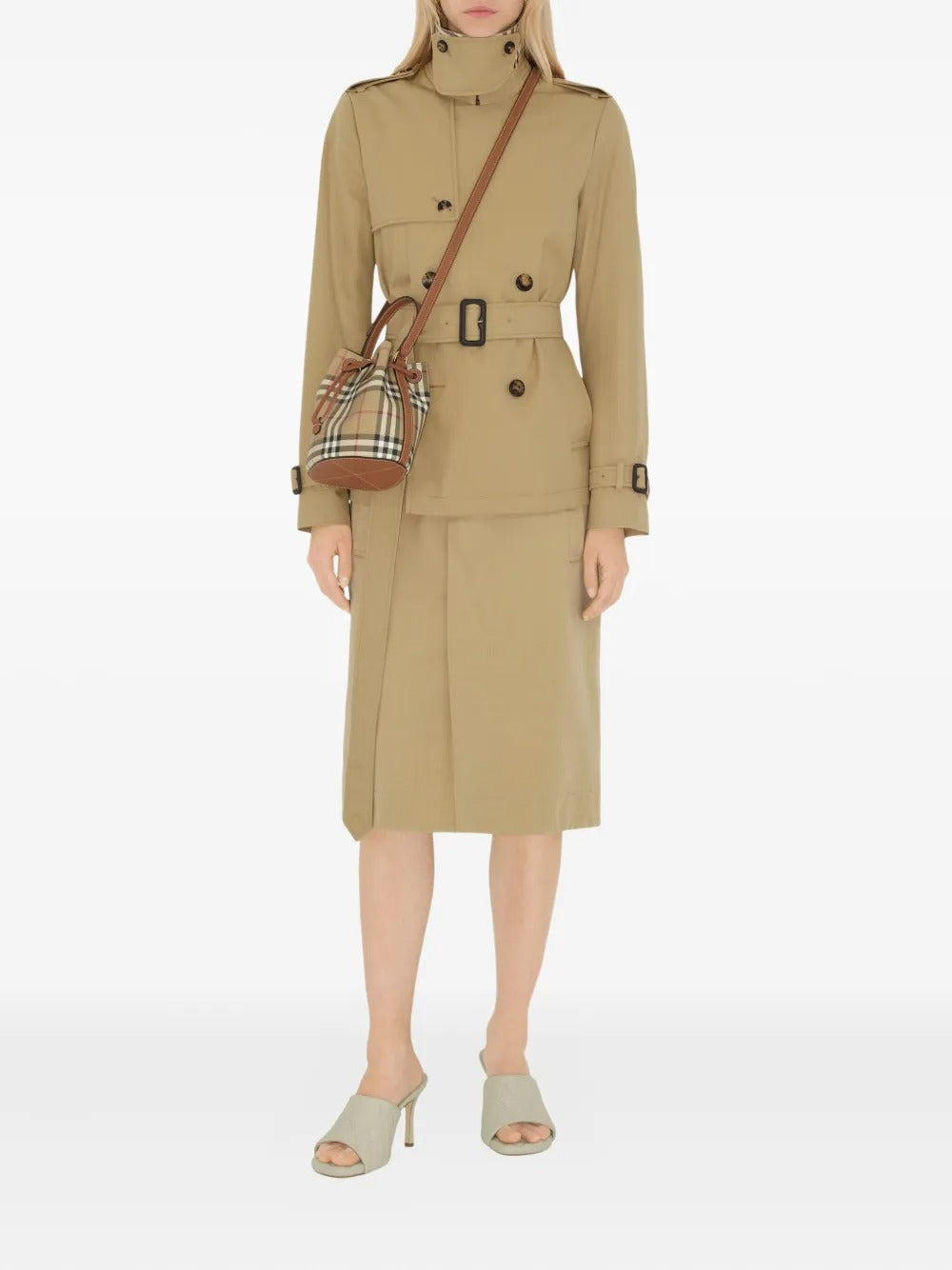 BURBERRY - Women Mini Drawstring Bag - 2