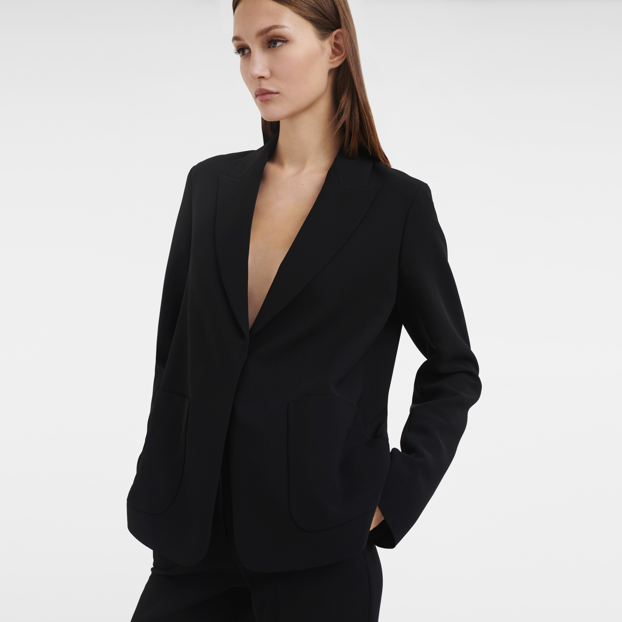 Jacket Black - Crepe - 3
