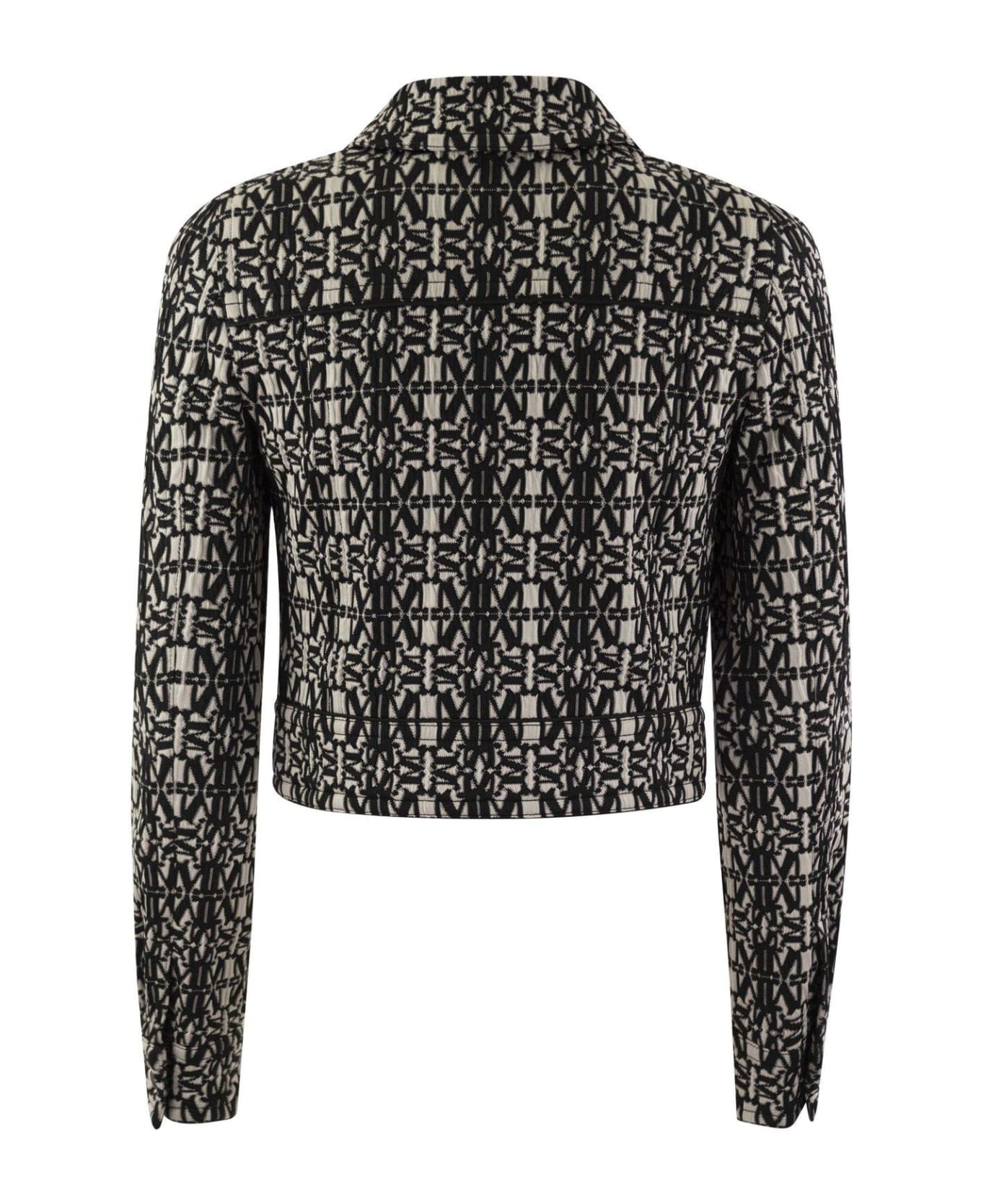 All-over Patterned Zip-up Jacket - 2