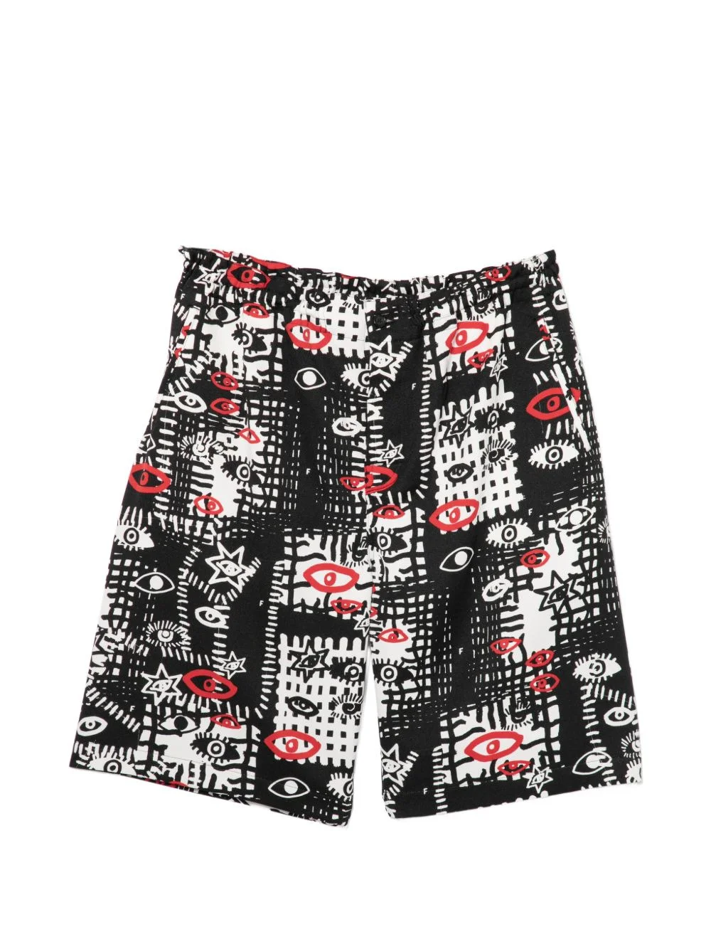 graphic-print shorts - 1