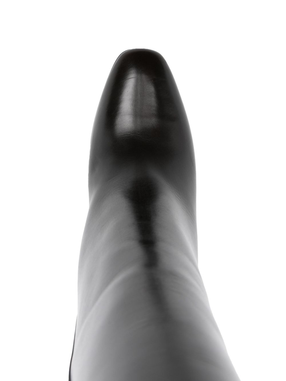 Jane monogram leather boots - 4