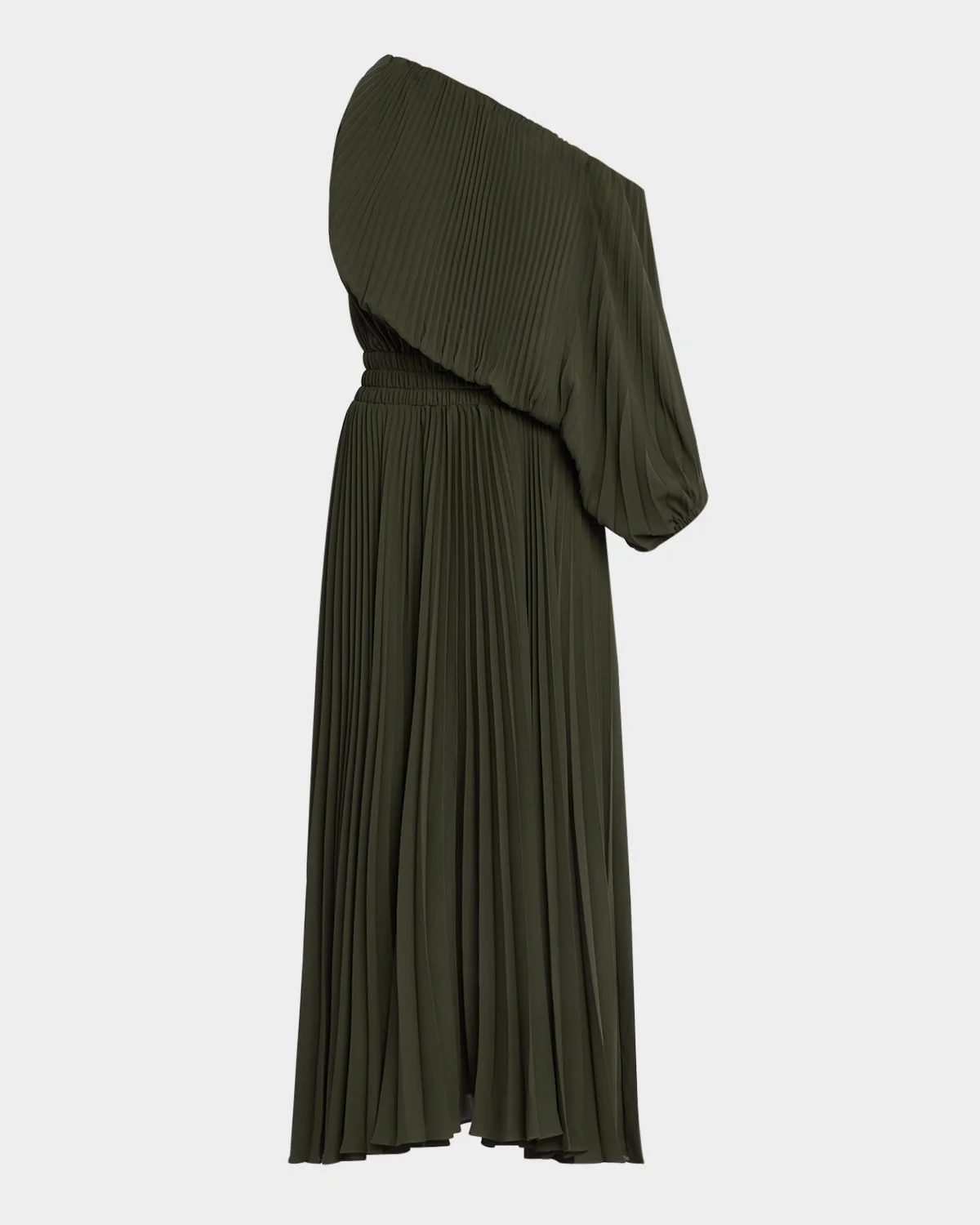 Mara Pleated Asymmetric Dress - 1