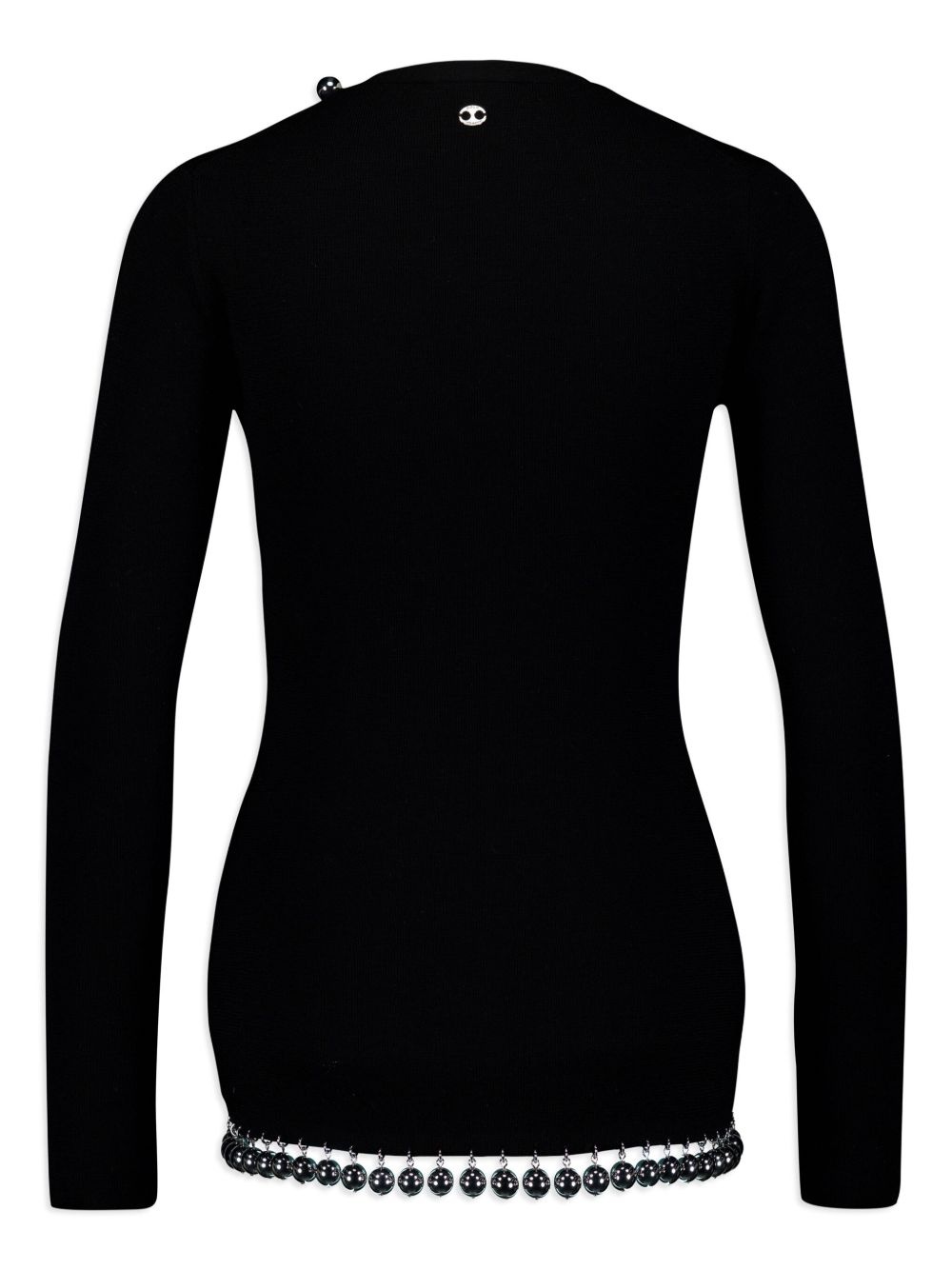 bead-embellished wool cardigan - 2
