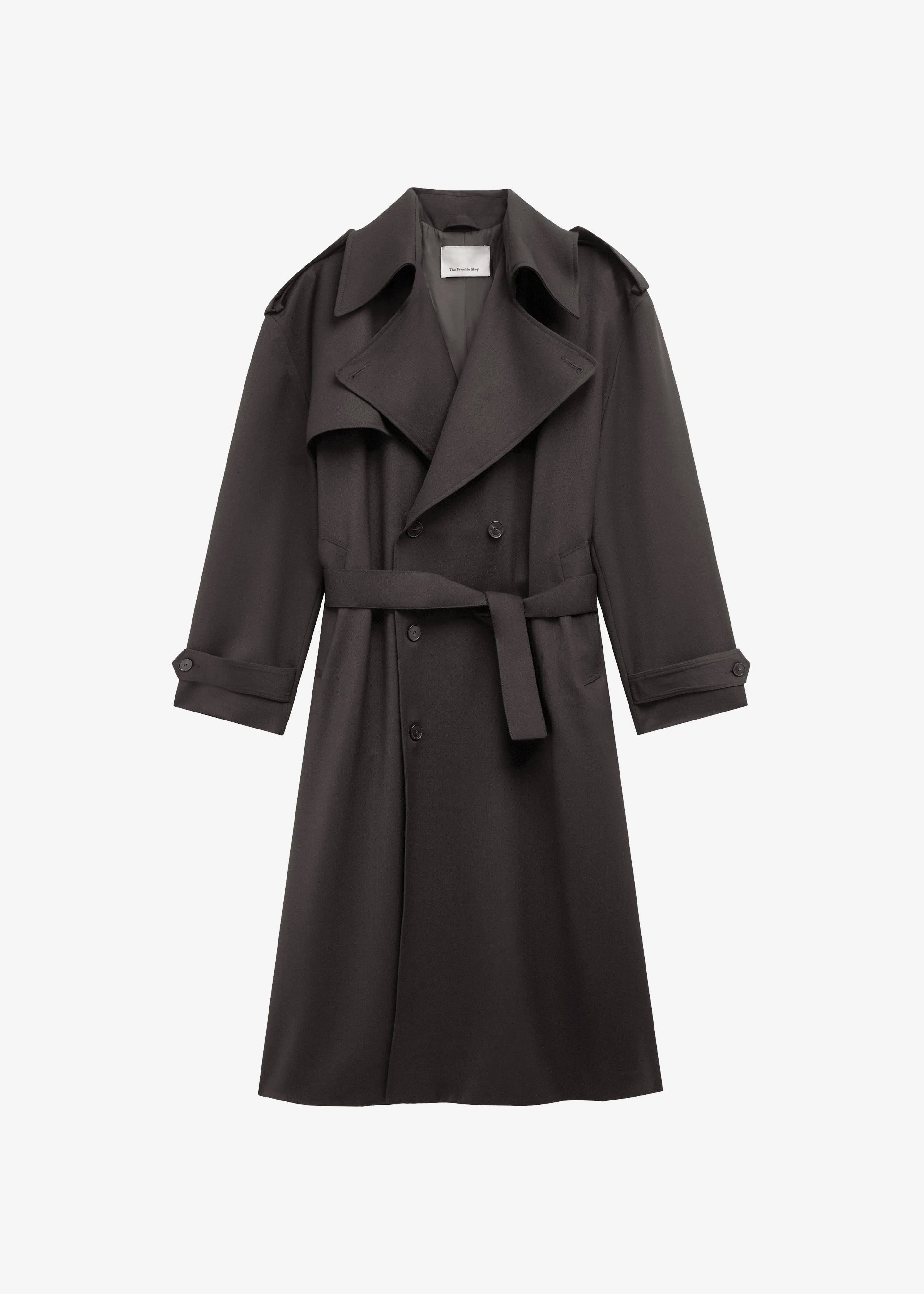 Dursley Tailored Trench Coat - Brown - 1