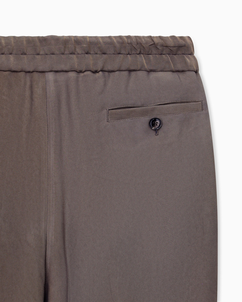 SINGLE-PLEAT VISCOSE TROUSERS IN IRIDESCENT VISCOSE 5