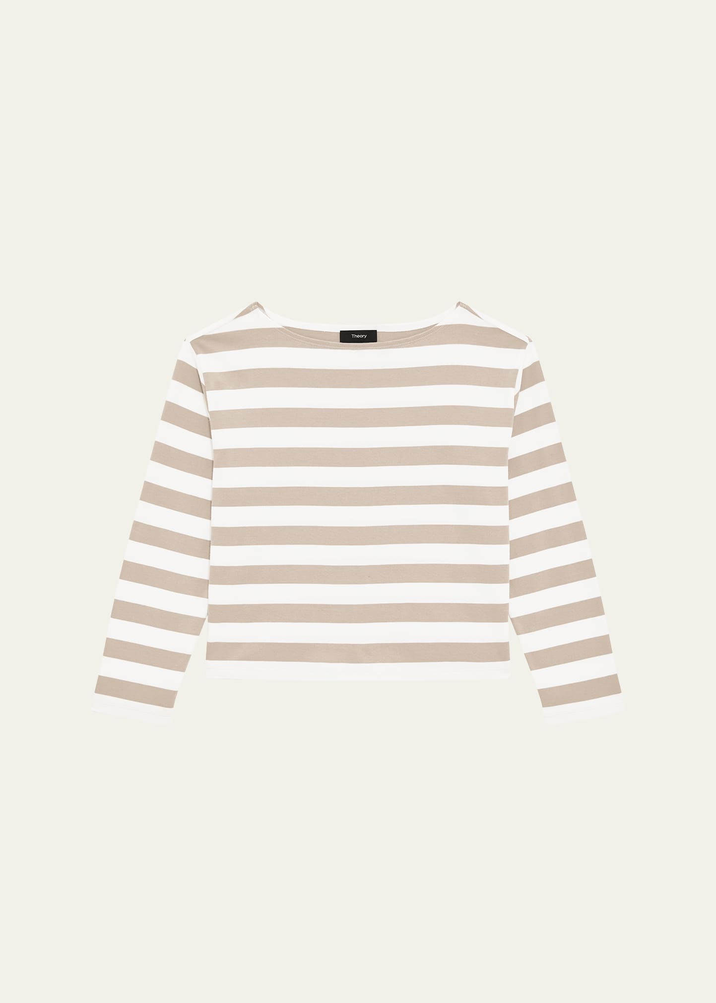 Stripe Boat-Neck Tee - 1
