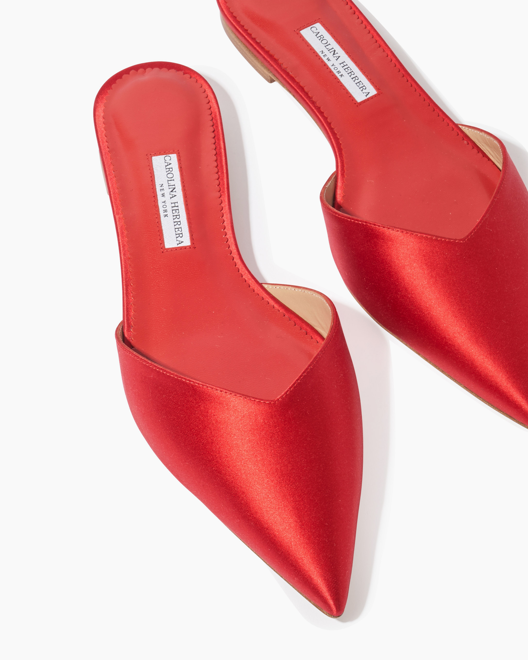 Satin Flat Mule - 5