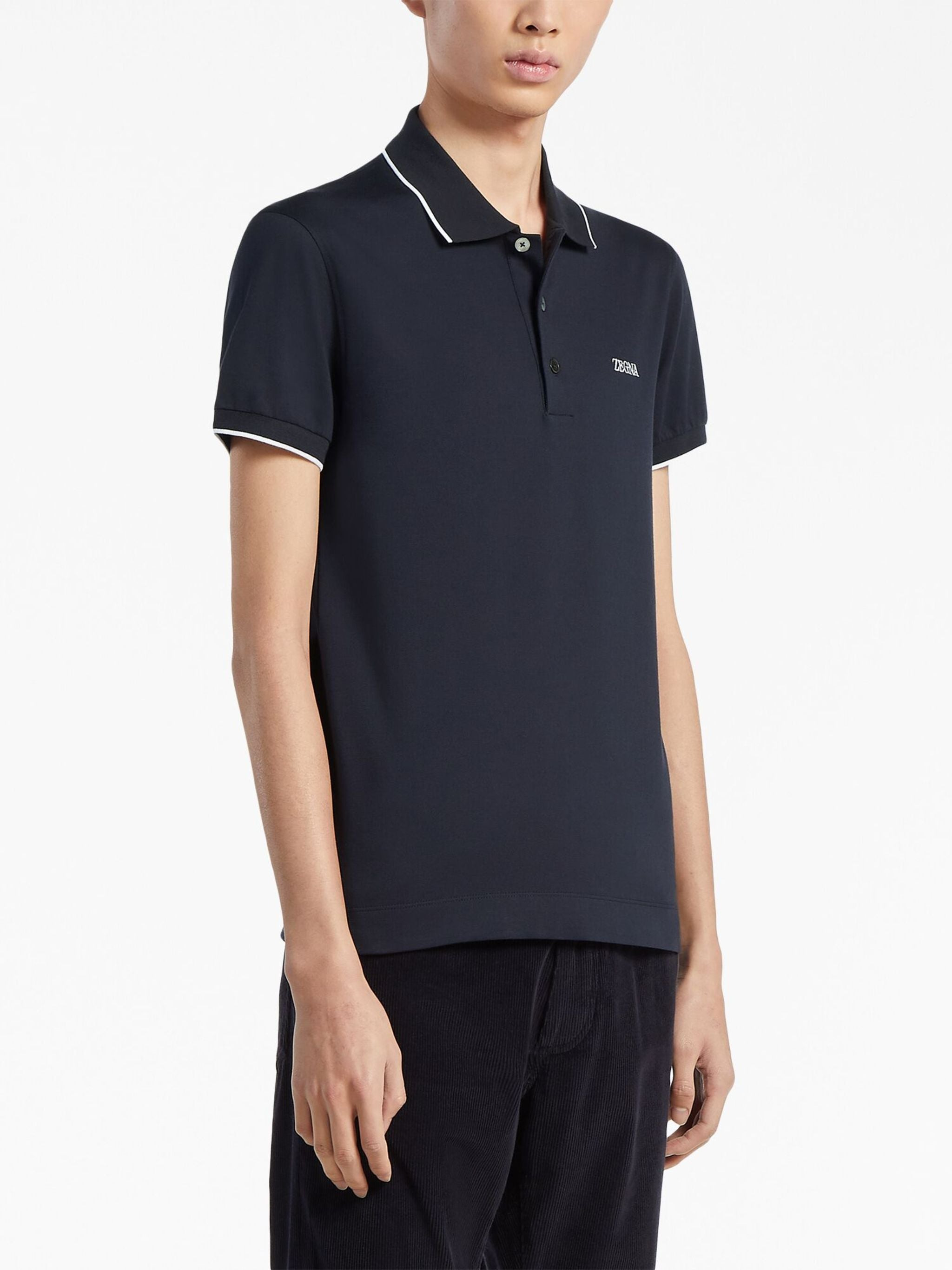 Zegna Stretch-cotton Polo Shirt - 3