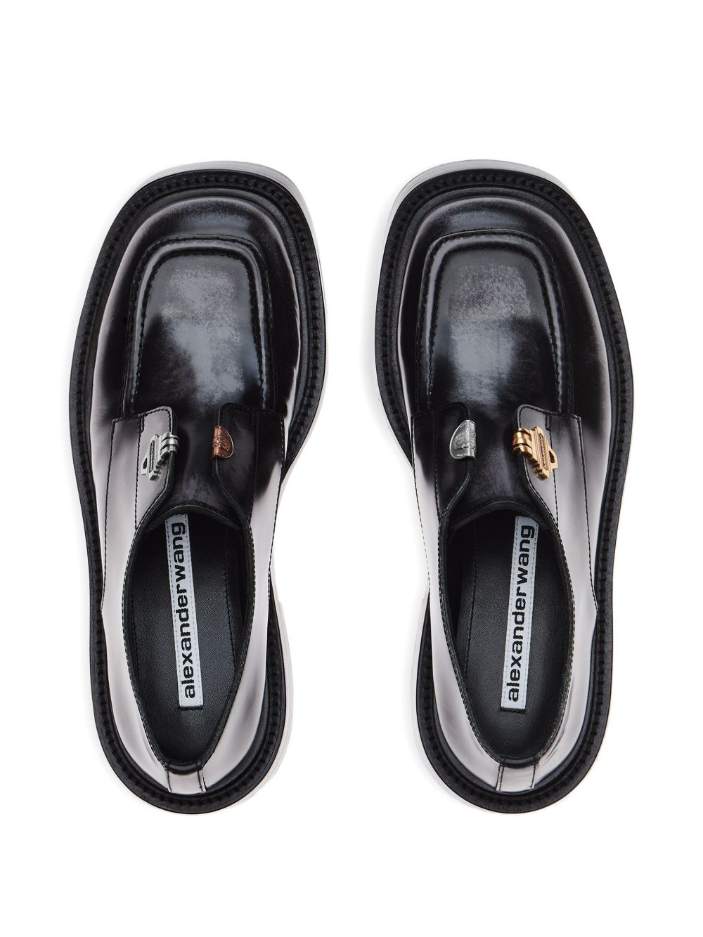 key-detailed loafers - 4