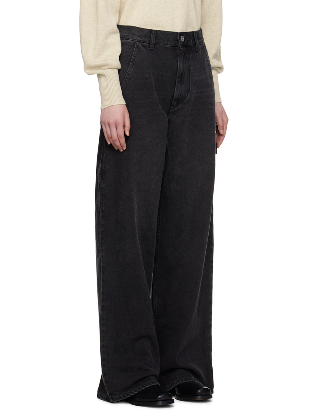 Black Solene Jeans - 2