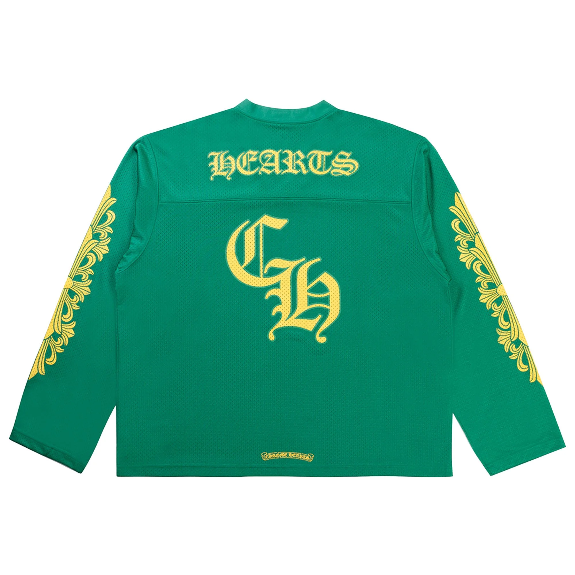 Chrome Hearts Chrome Hearts Floral Jersey Long-Sleeve Tee 'Green