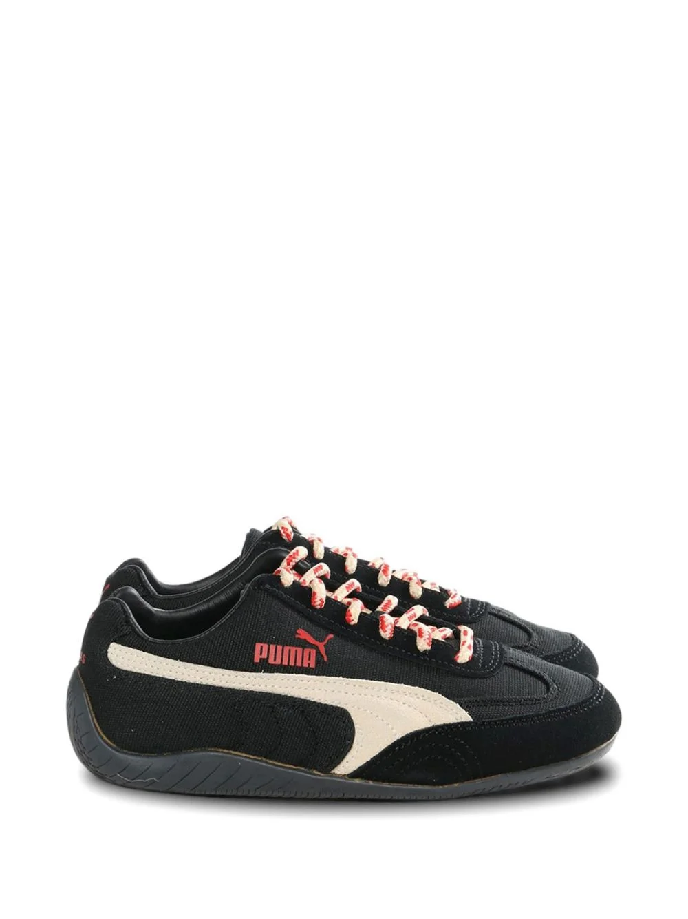 logo-print lace-up sneakers - 1