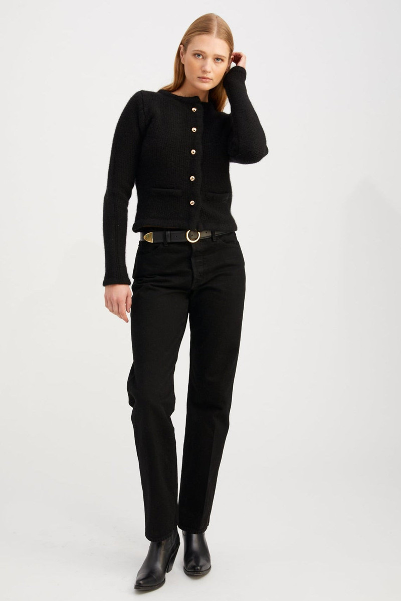 BLACK CASHMERE INGRID JACKET 3
