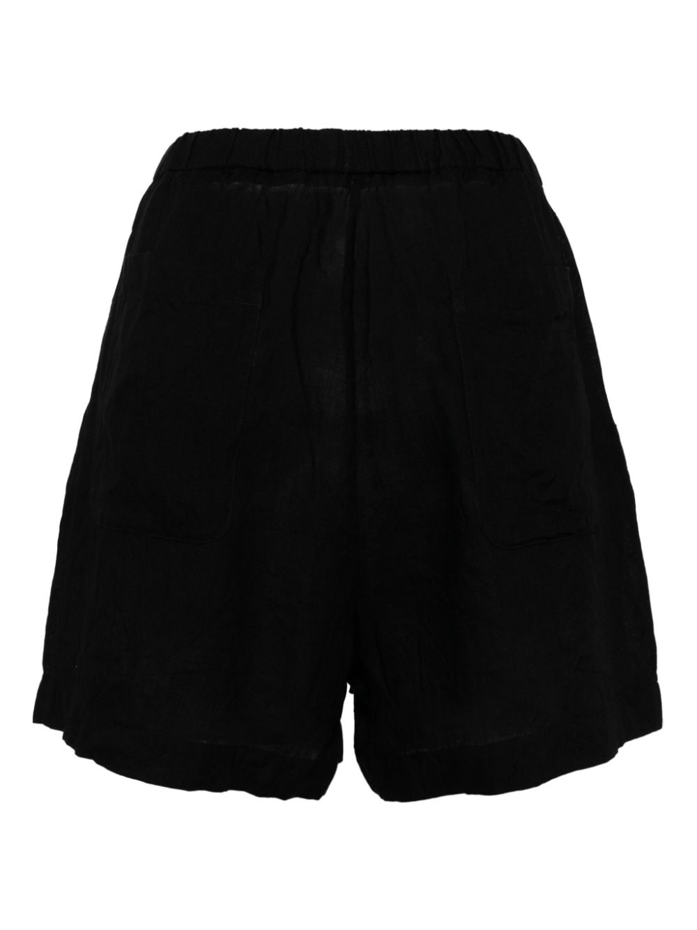 linen track shorts - 2