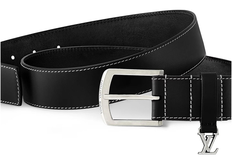 Louis Vuitton Louis Vuitton Everyday Pin 35mm Belt Black outlook