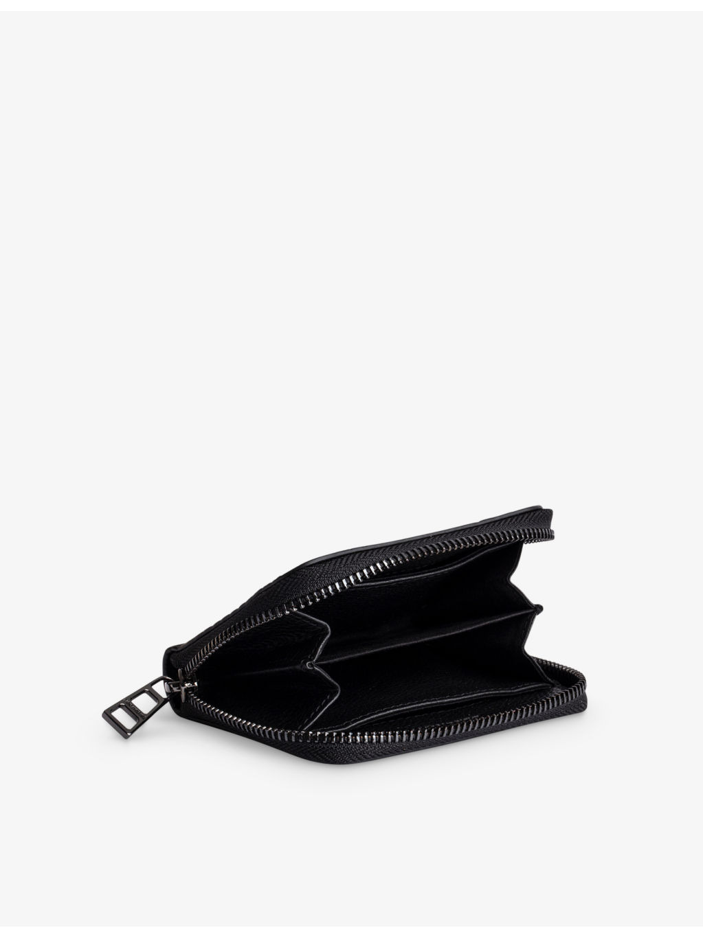 Mini ZV wing-embellished textured-leather purse - 4