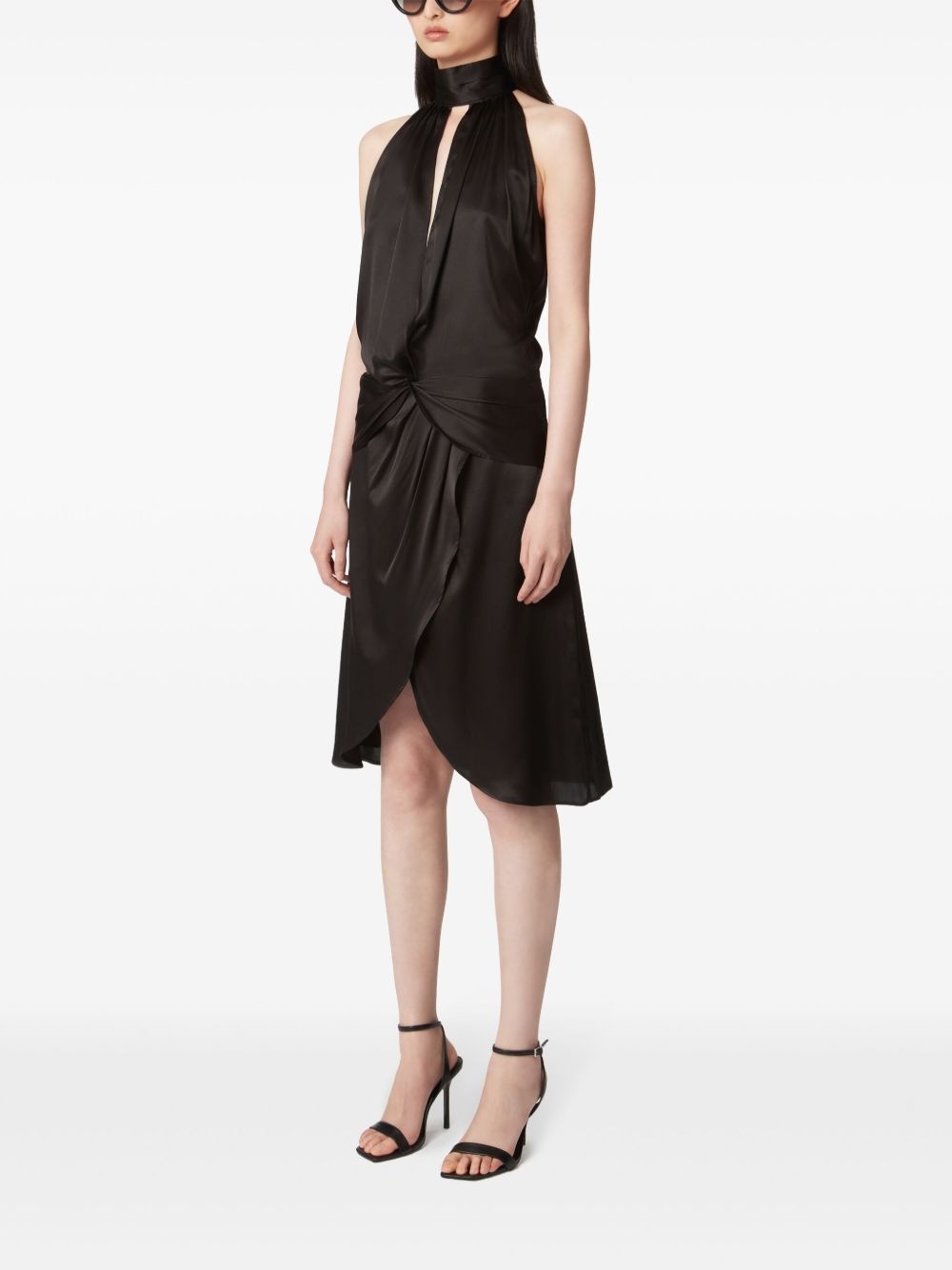 ruched-detailing dress - 3