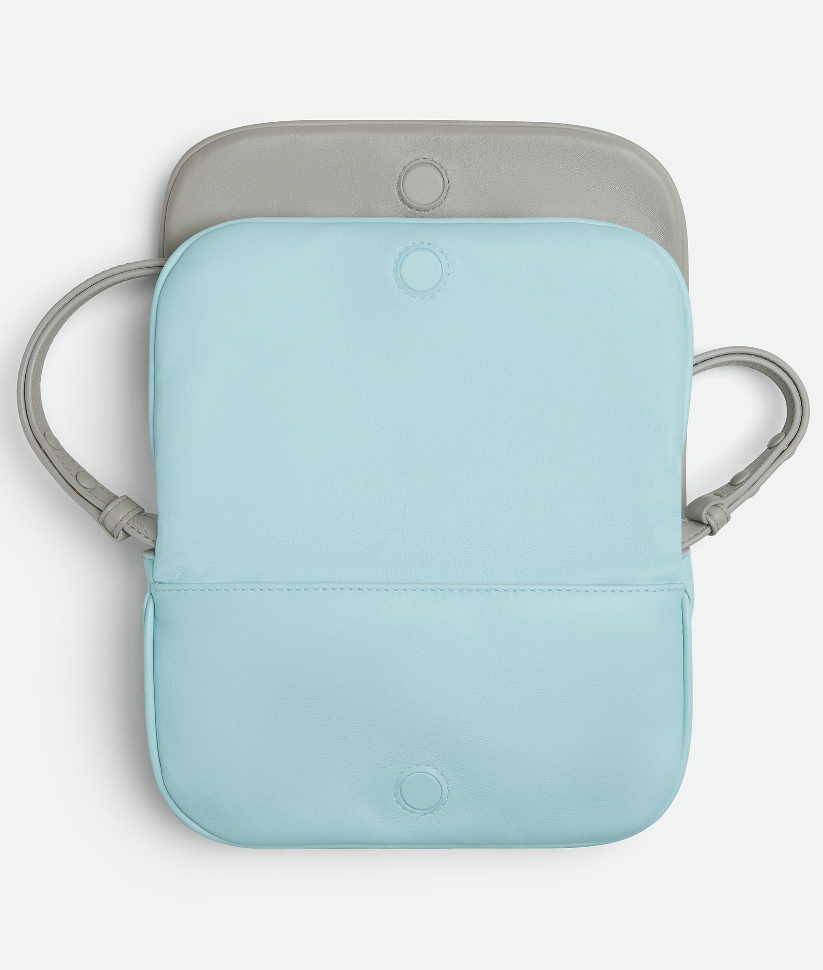 Intrecciato Puff Pouch On Strap - 3