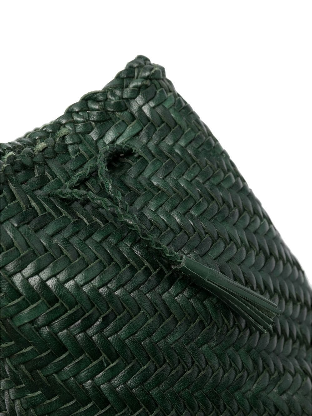 interwoven-design bucket bag - 4