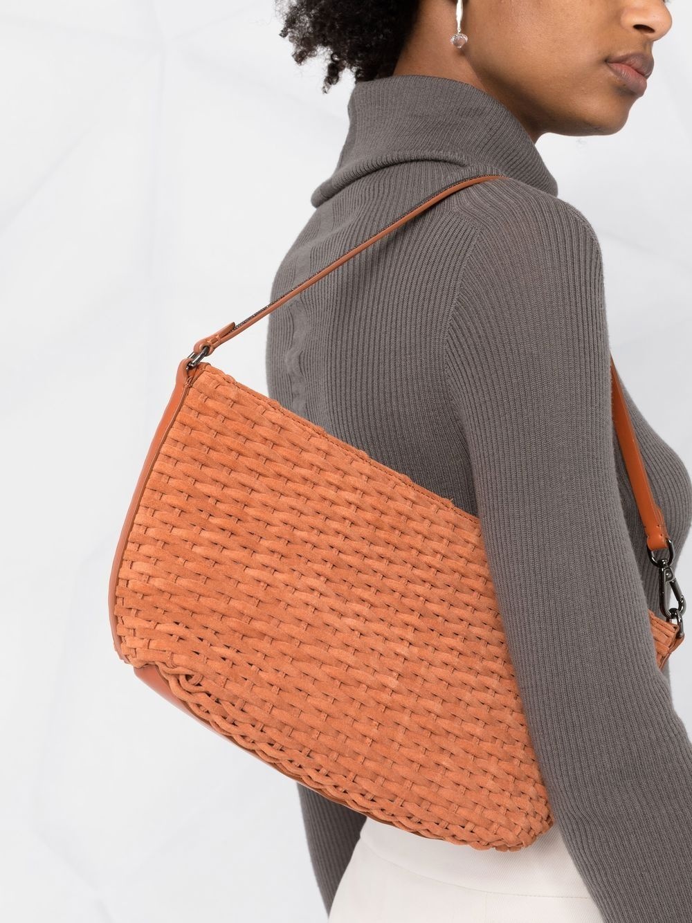 woven shoulder bag - 3