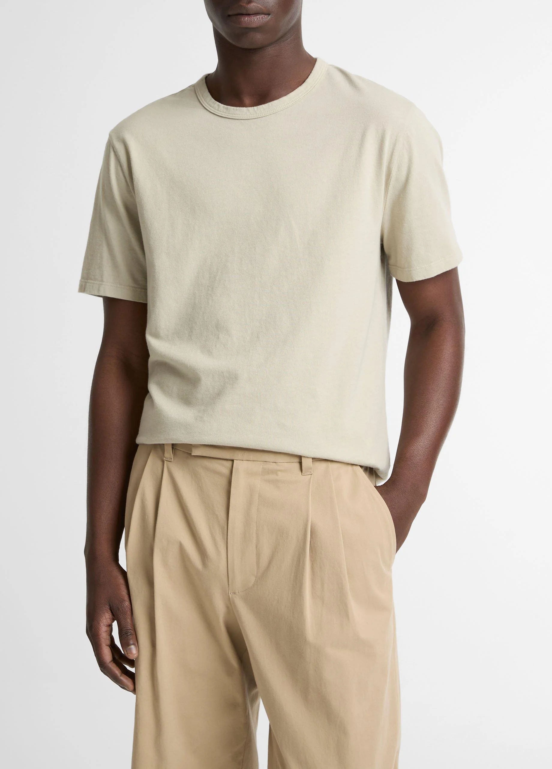 Garment Dye Cotton T-Shirt - 1