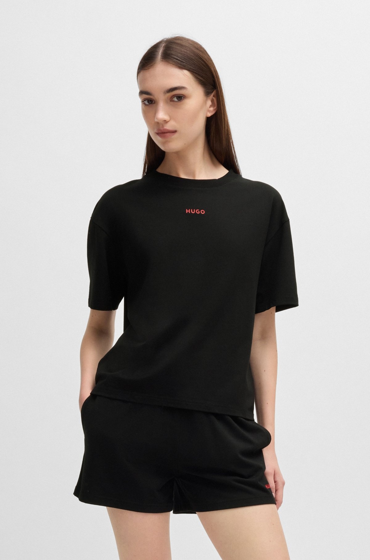RELAXED-FIT T-SHIRT WITH SILICONE-PRINTED LOGO - 2
