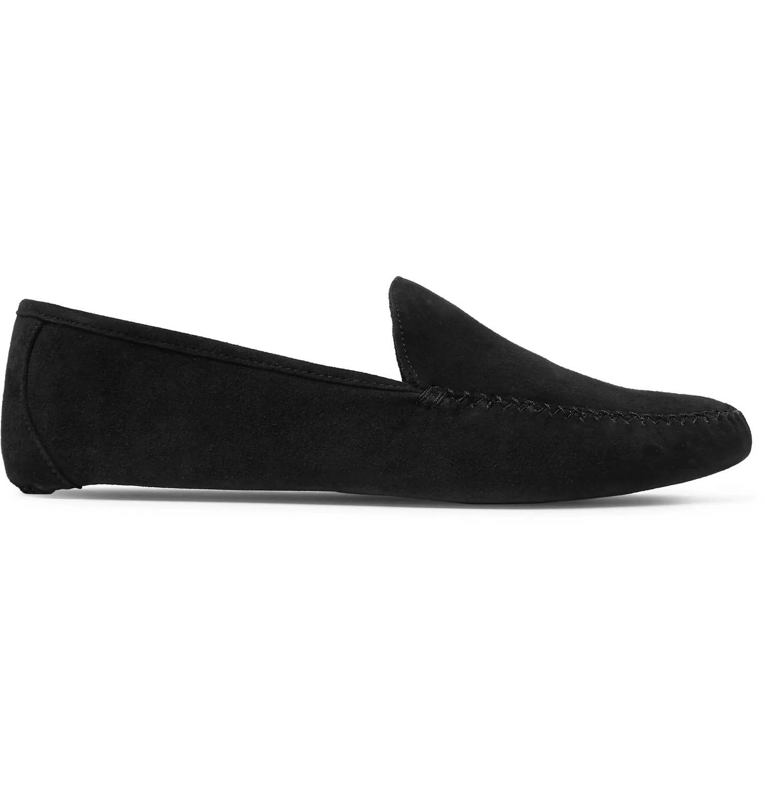 Maurice Cashmere-Lined Suede Slippers - 1