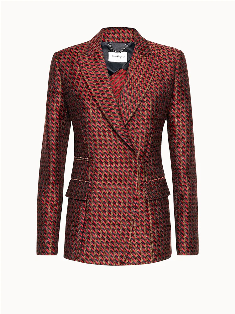DOUBLE BREASTED BLAZER - 1