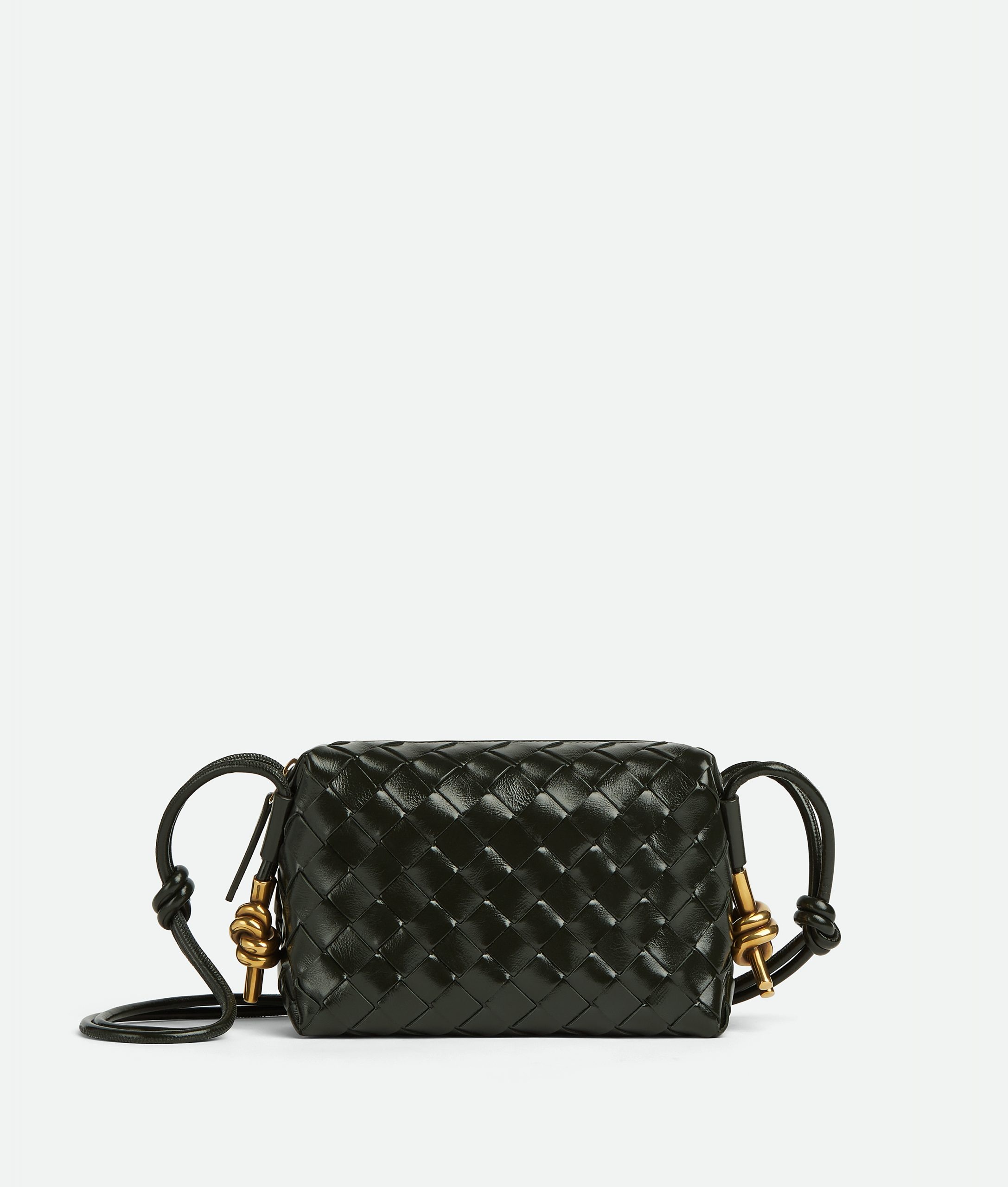 Bottega Veneta – Loop Metal Knot Mini Black - 1