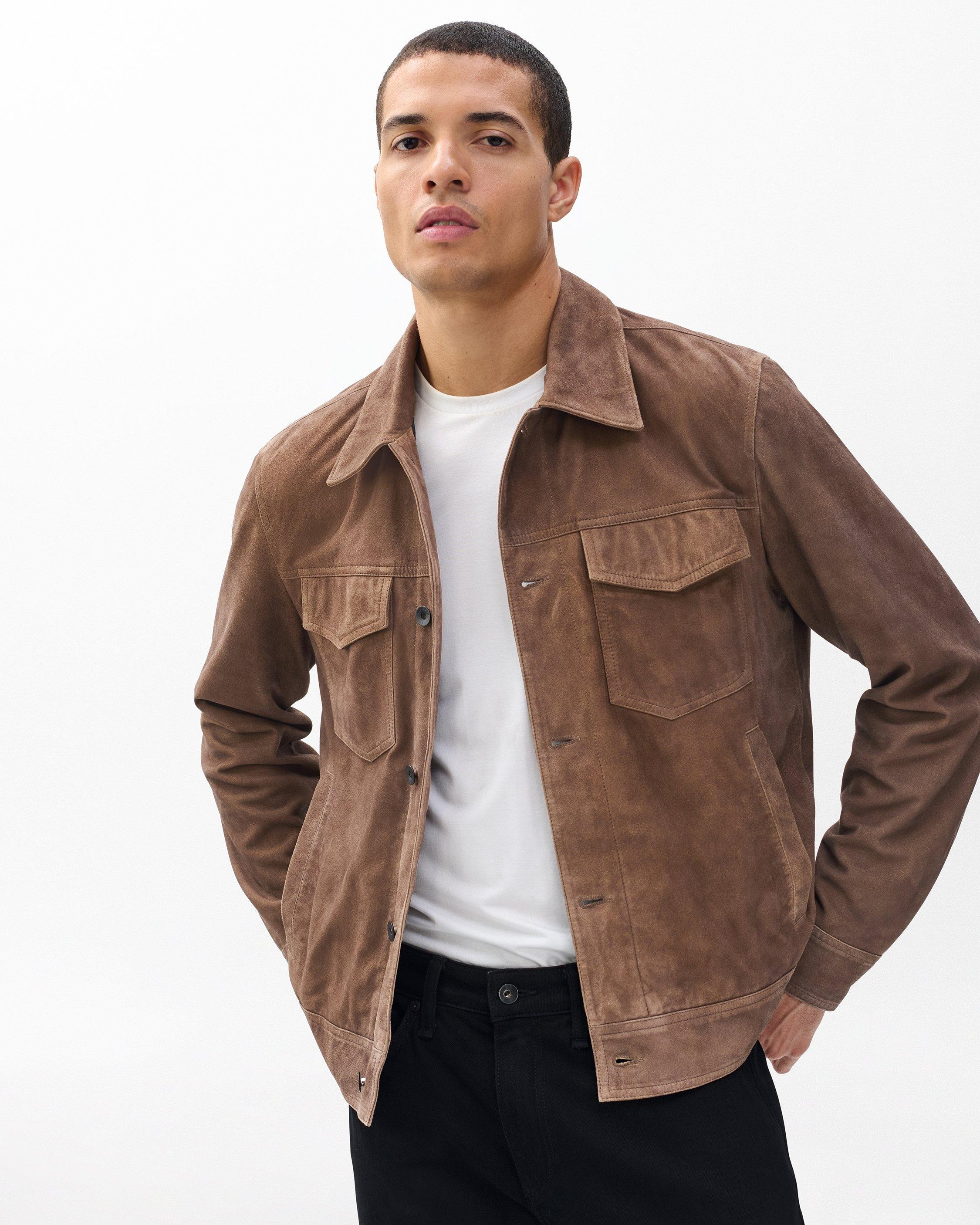 rb Suede Trucker Jacket - 2