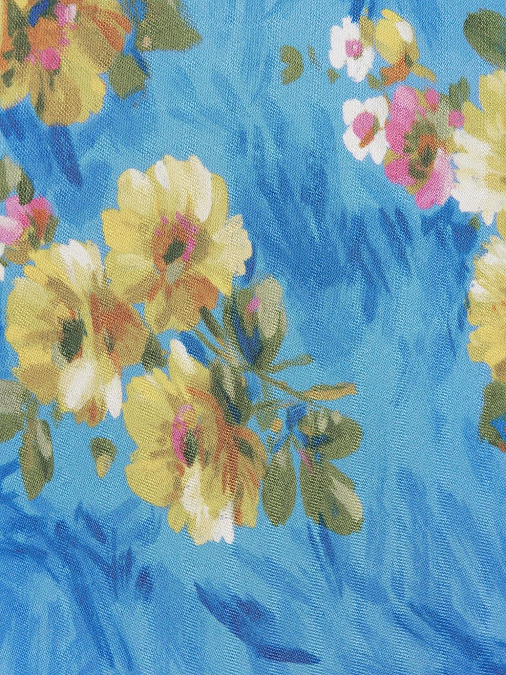drawstring floral-print skirt - 4