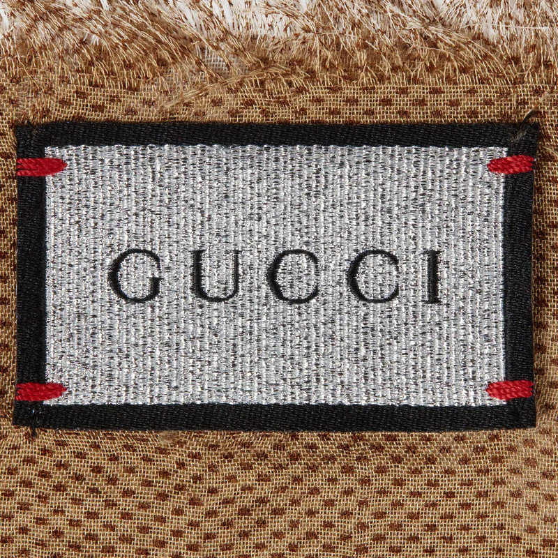 The Hacker Project maxi GG print silk shawl 3