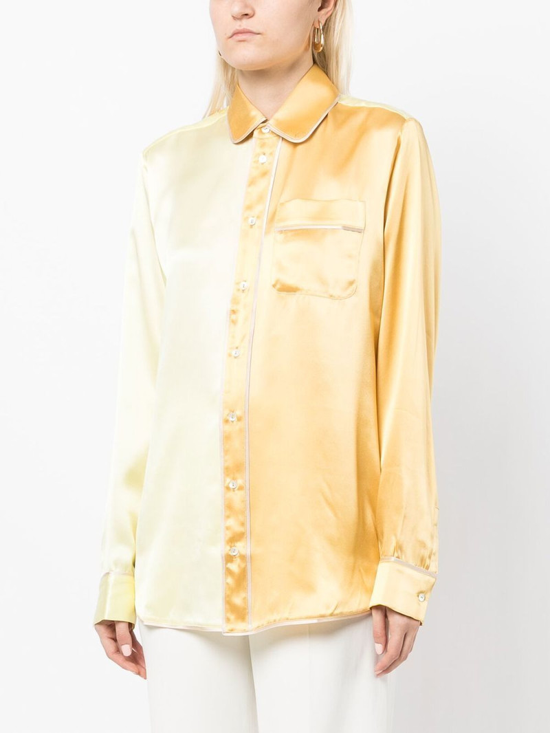 two-tone silk pyjama shirt 3