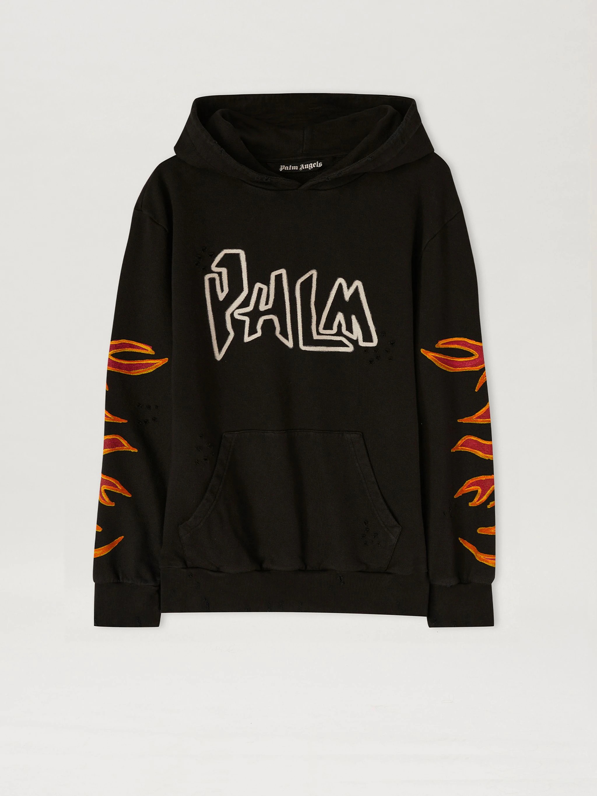 GRAFFITI FLAMES HOODIE - 1